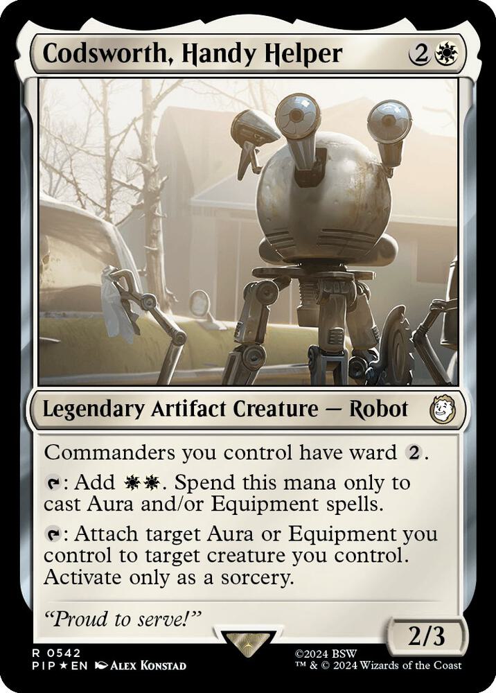 Codsworth, Handy Helper (Surge Foil) [Universes Beyond: Fallout] 542
