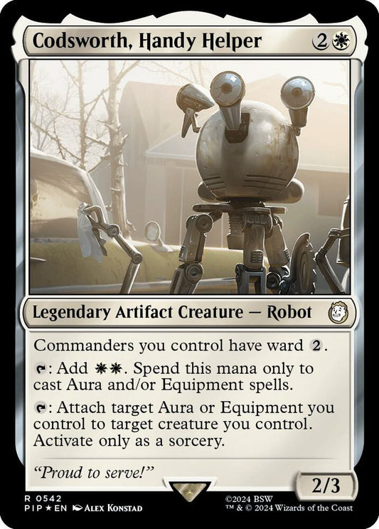 Codsworth, Handy Helper (Surge Foil) [Universes Beyond: Fallout] 542