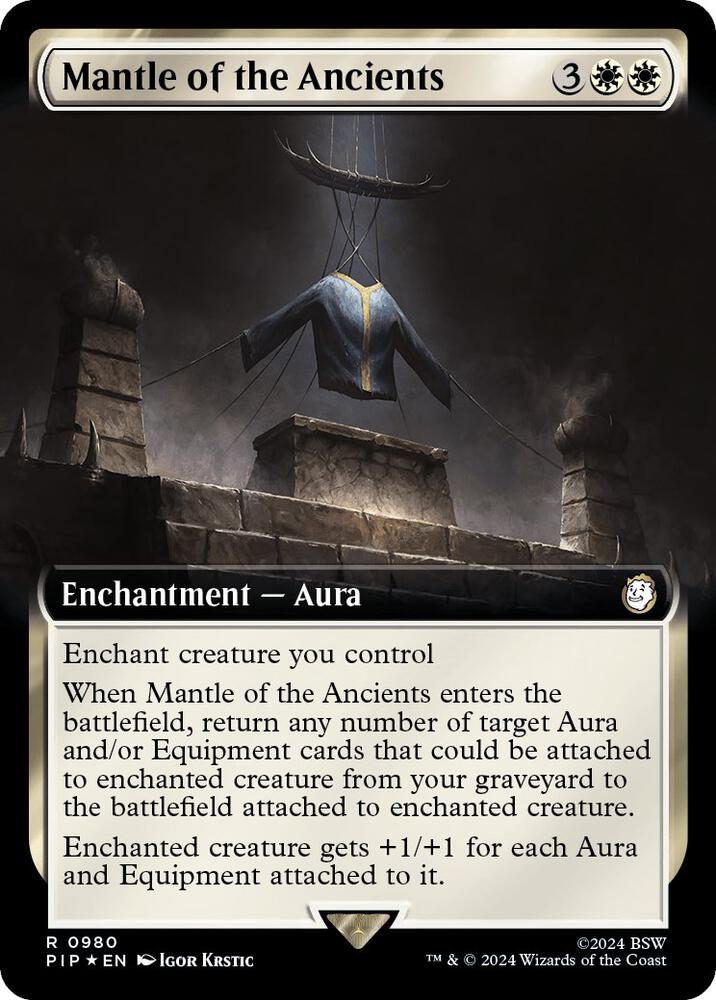 Mantle of the Ancients (Extended Art) (Surge Foil) [Universes Beyond: Fallout] 980