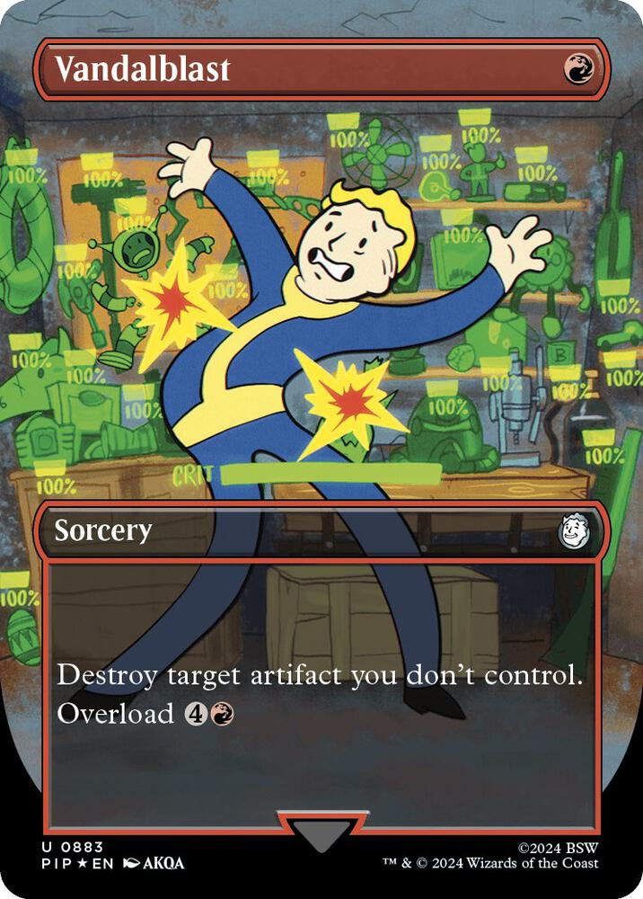 Vandalblast (Borderless) (Surge Foil) [Universes Beyond: Fallout] 883