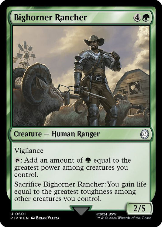 Bighorner Rancher (Surge Foil) [Universes Beyond: Fallout] 601