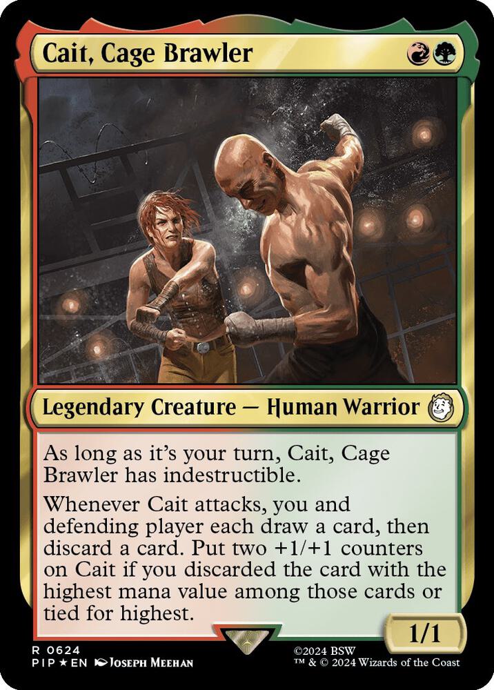 Cait, Cage Brawler (Surge Foil) [Universes Beyond: Fallout] 624