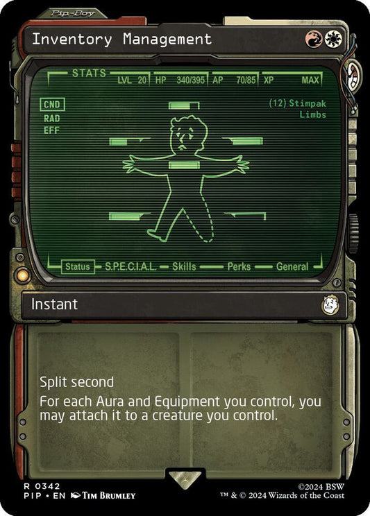 Inventory Management (Showcase) [Universes Beyond: Fallout] 342