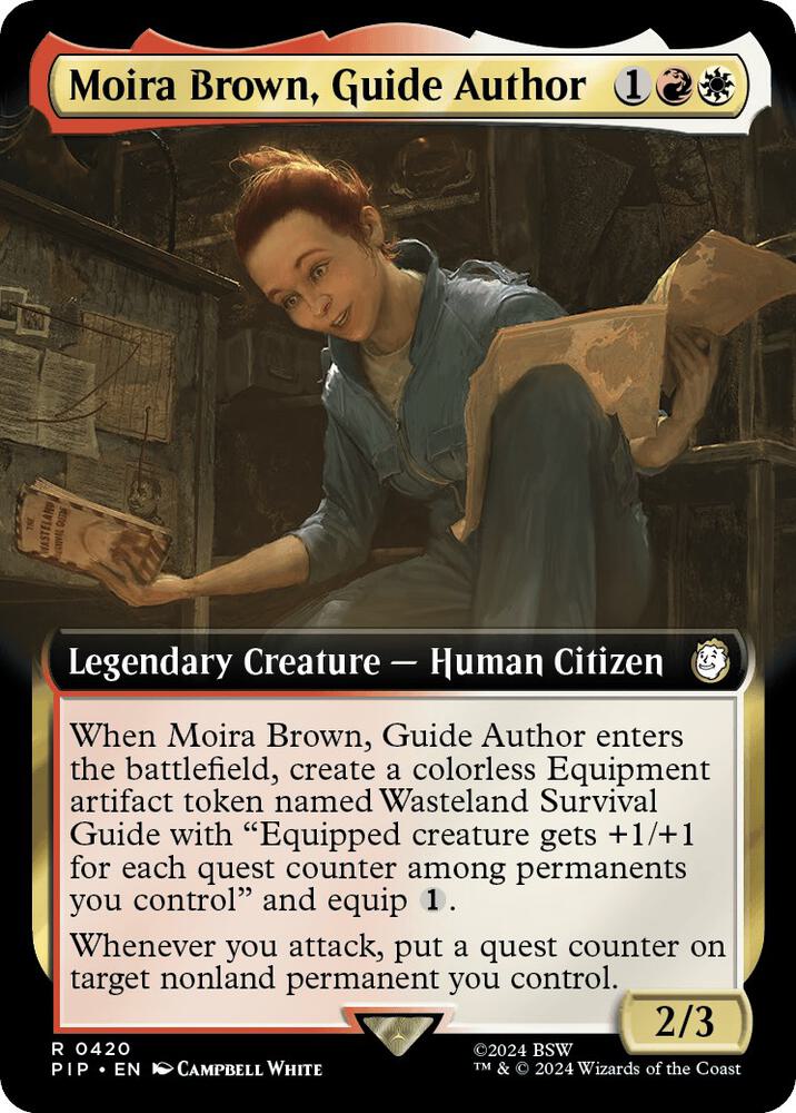 Moira Brown, Guide Author (Extended Art) [Universes Beyond: Fallout] 420