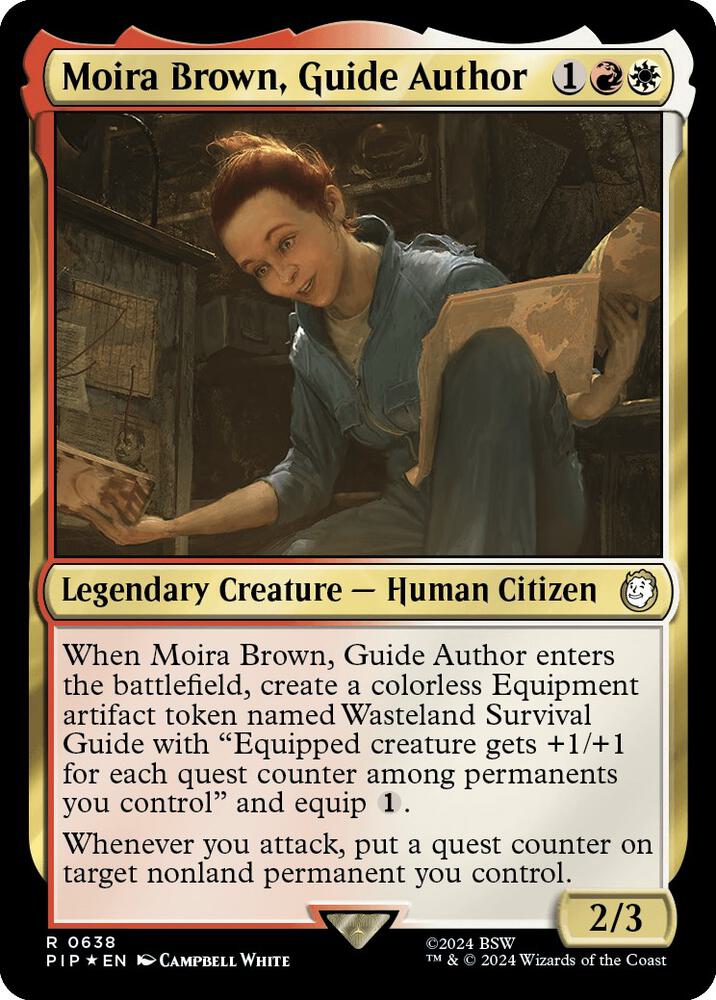 Moira Brown, Guide Author (Surge Foil) [Universes Beyond: Fallout] 638
