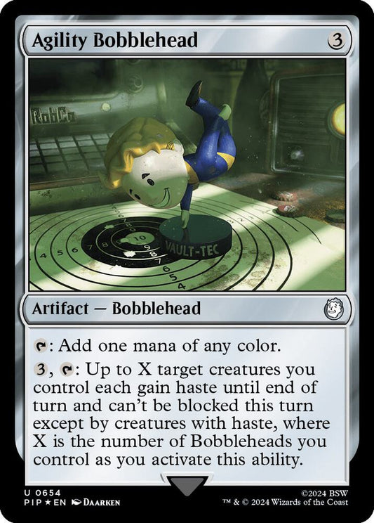Agility Bobblehead (Surge Foil) [Universes Beyond: Fallout] 654
