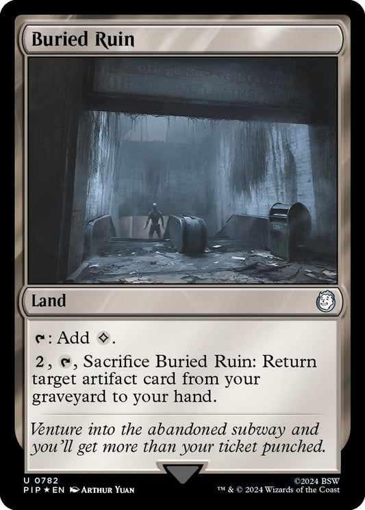 Buried Ruin (Surge Foil) [Universes Beyond: Fallout] 782