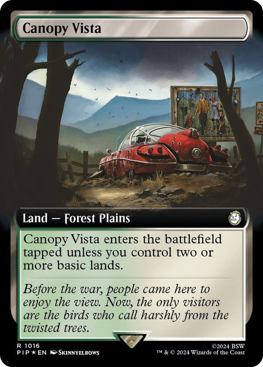 Canopy Vista (Extended Art) (Surge Foil) [Universes Beyond: Fallout] 1016