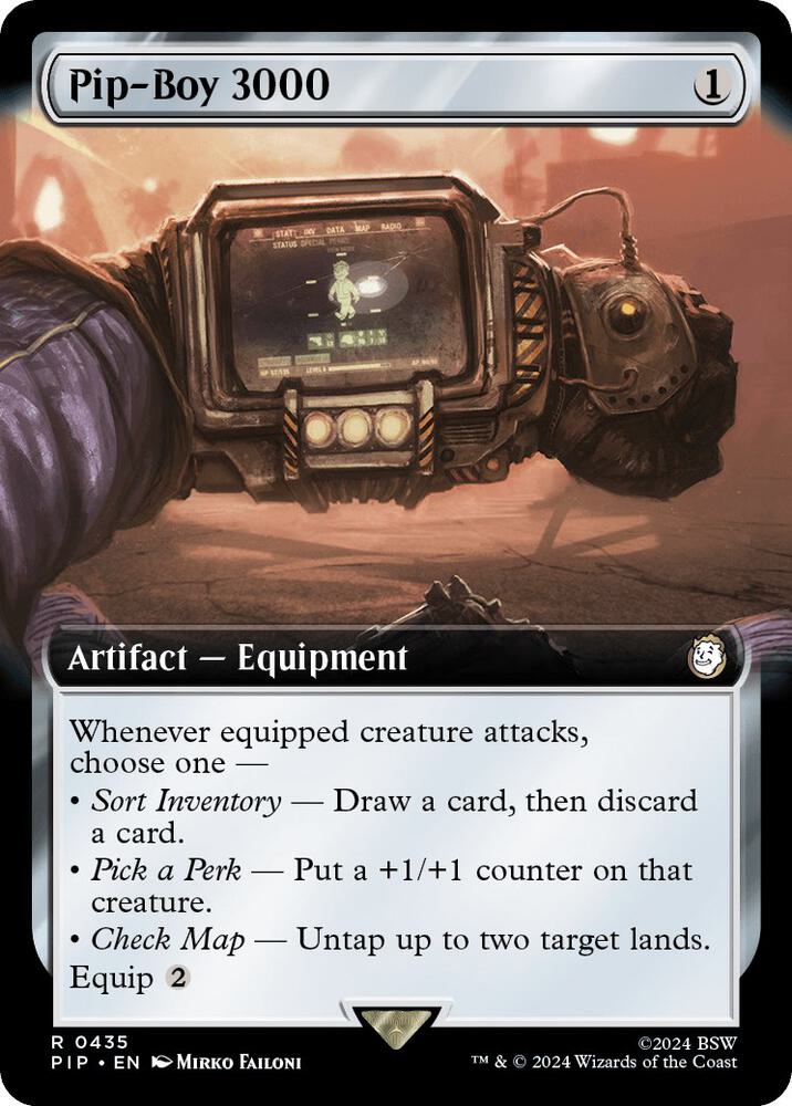 Pip-Boy 3000 (Extended Art) [Universes Beyond: Fallout] 435