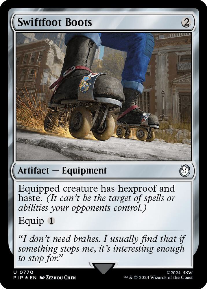 Swiftfoot Boots (Surge Foil) [Universes Beyond: Fallout] 770