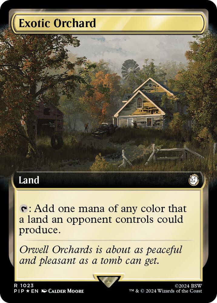Exotic Orchard (Extended Art) (Surge Foil) [Universes Beyond: Fallout] 1023