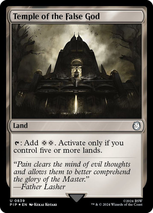 Temple of the False God (Surge Foil) [Universes Beyond: Fallout] 839