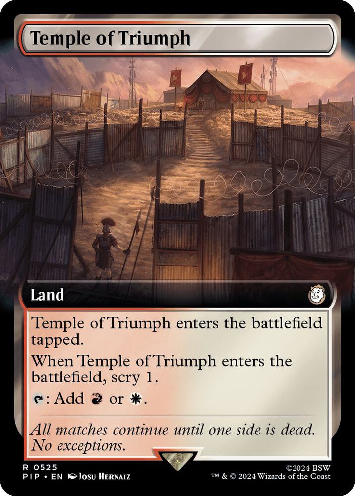 Temple of Triumph (Extended Art) [Universes Beyond: Fallout] 525