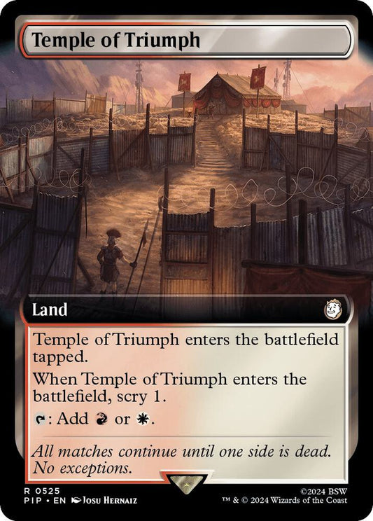 Temple of Triumph (Extended Art) [Universes Beyond: Fallout] 525