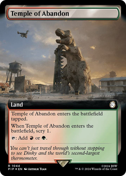 Temple of Abandon (Extended Art) (Surge Foil) [Universes Beyond: Fallout] 1044