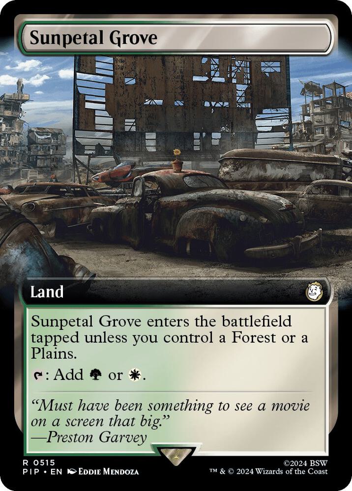 Sunpetal Grove (Extended Art) [Universes Beyond: Fallout] 515
