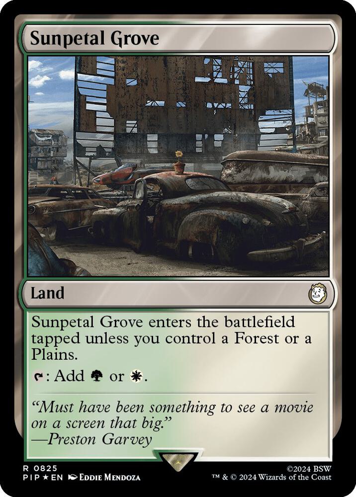 Sunpetal Grove (Surge Foil) [Universes Beyond: Fallout] 825