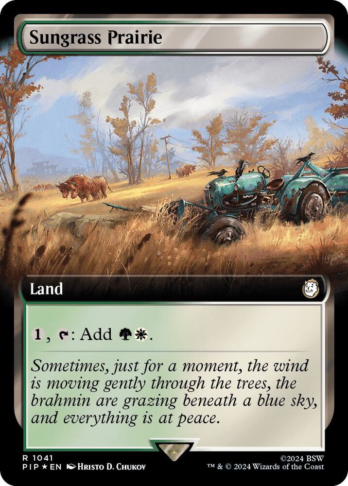 Sungrass Prairie (Extended Art) (Surge Foil) [Universes Beyond: Fallout] 1041