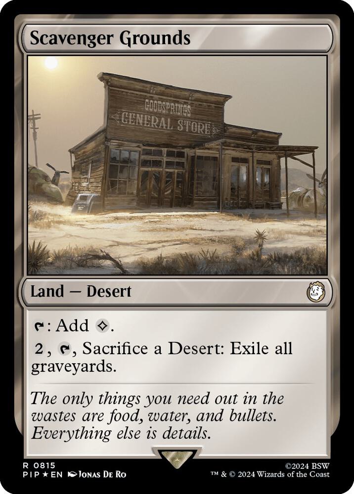 Scavenger Grounds (Surge Foil) [Universes Beyond: Fallout] 815