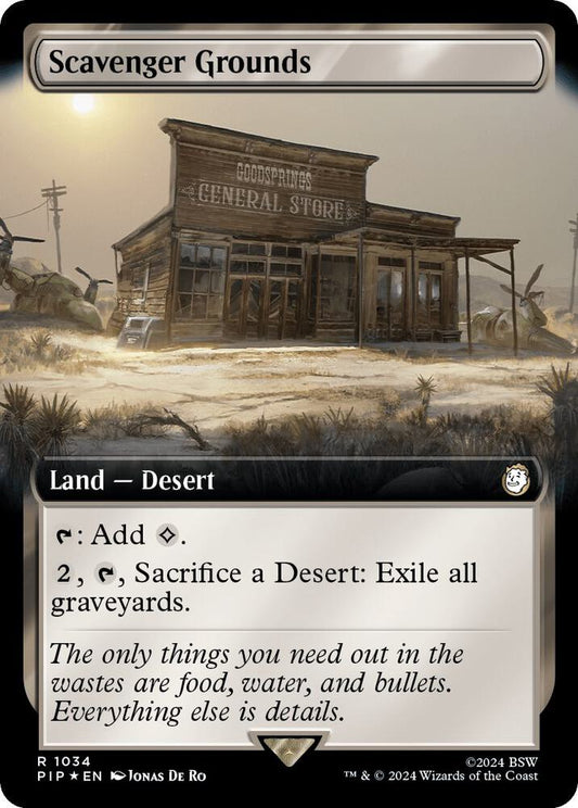 Scavenger Grounds (Extended Art) (Surge Foil) [Universes Beyond: Fallout] 1034