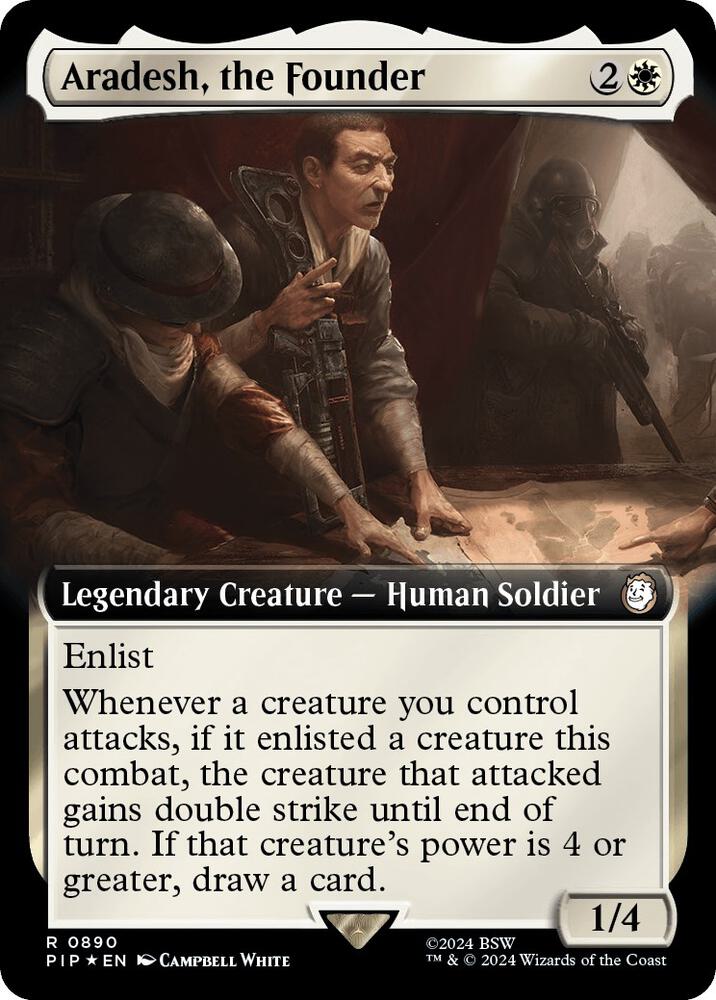 Aradesh, the Founder (Extended Art) (Surge Foil) [Universes Beyond: Fallout] 890