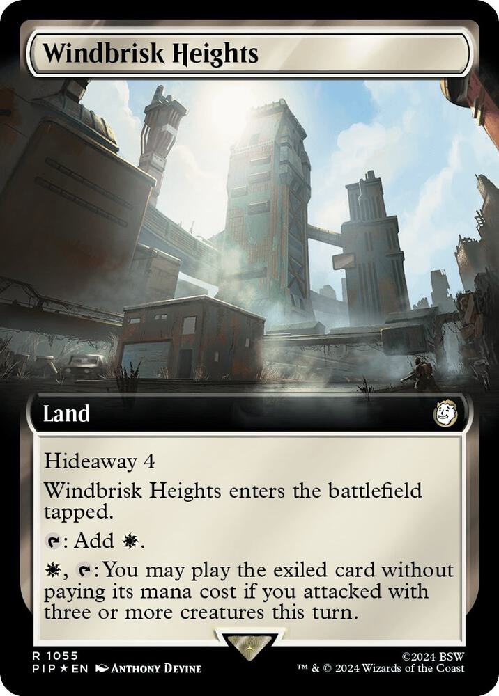 Windbrisk Heights (Extended Art) (Surge Foil) [Universes Beyond: Fallout] 1055