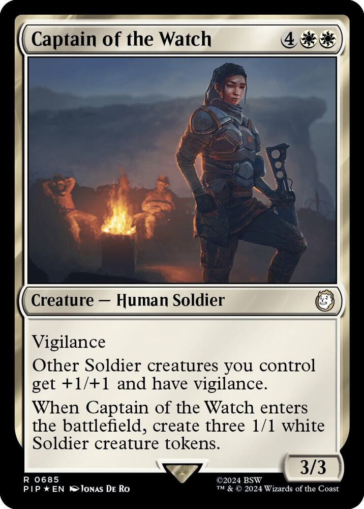 Captain of the Watch (Surge Foil) [Universes Beyond: Fallout] 685