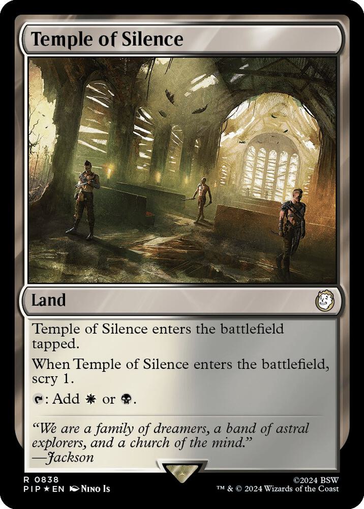Temple of Silence (Surge Foil) [Universes Beyond: Fallout] 838