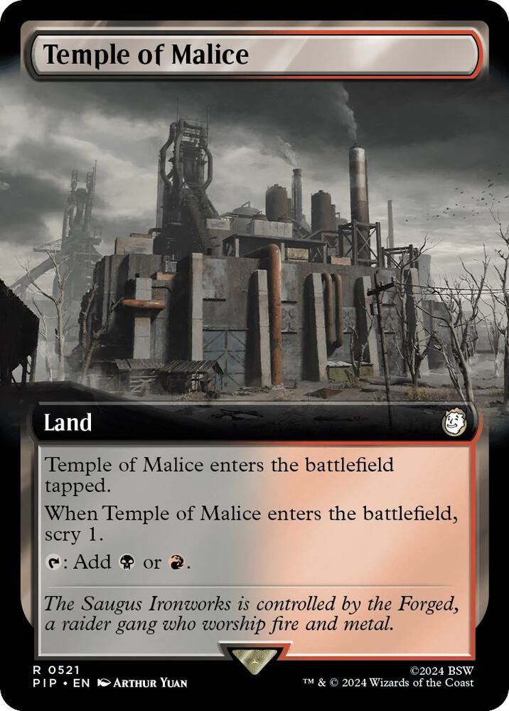 Temple of Malice (Extended Art) [Universes Beyond: Fallout] 521