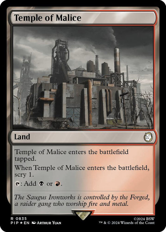 Temple of Malice (Surge Foil) [Universes Beyond: Fallout] 835