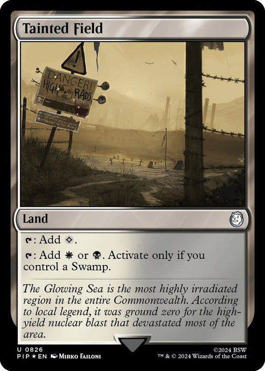 Tainted Field (Surge Foil) [Universes Beyond: Fallout] 826