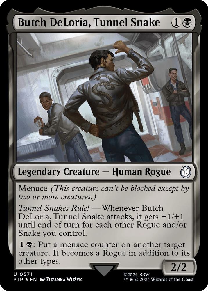 Butch DeLoria, Tunnel Snake (Surge Foil) [Universes Beyond: Fallout] 571
