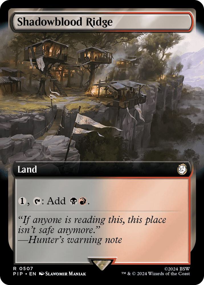 Shadowblood Ridge (Extended Art) [Universes Beyond: Fallout] 507
