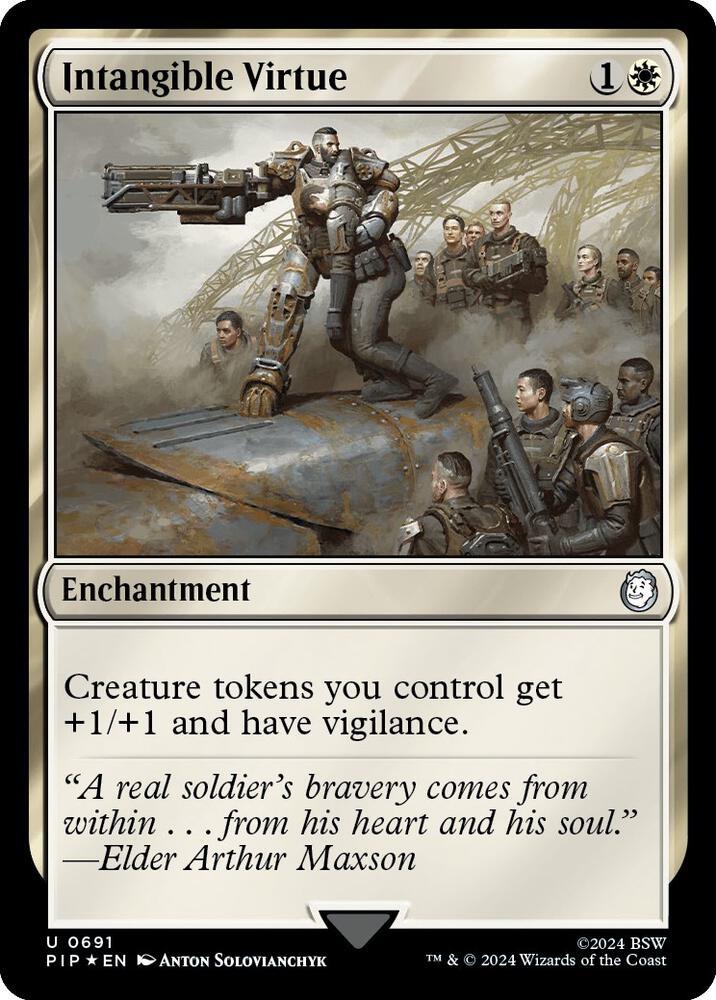 Intangible Virtue (Surge Foil) [Universes Beyond: Fallout] 691