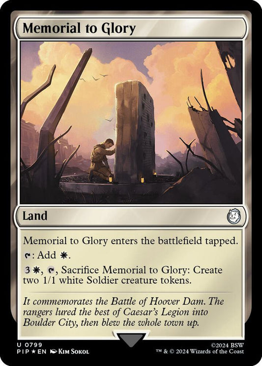 Memorial to Glory (Surge Foil) [Universes Beyond: Fallout] 799