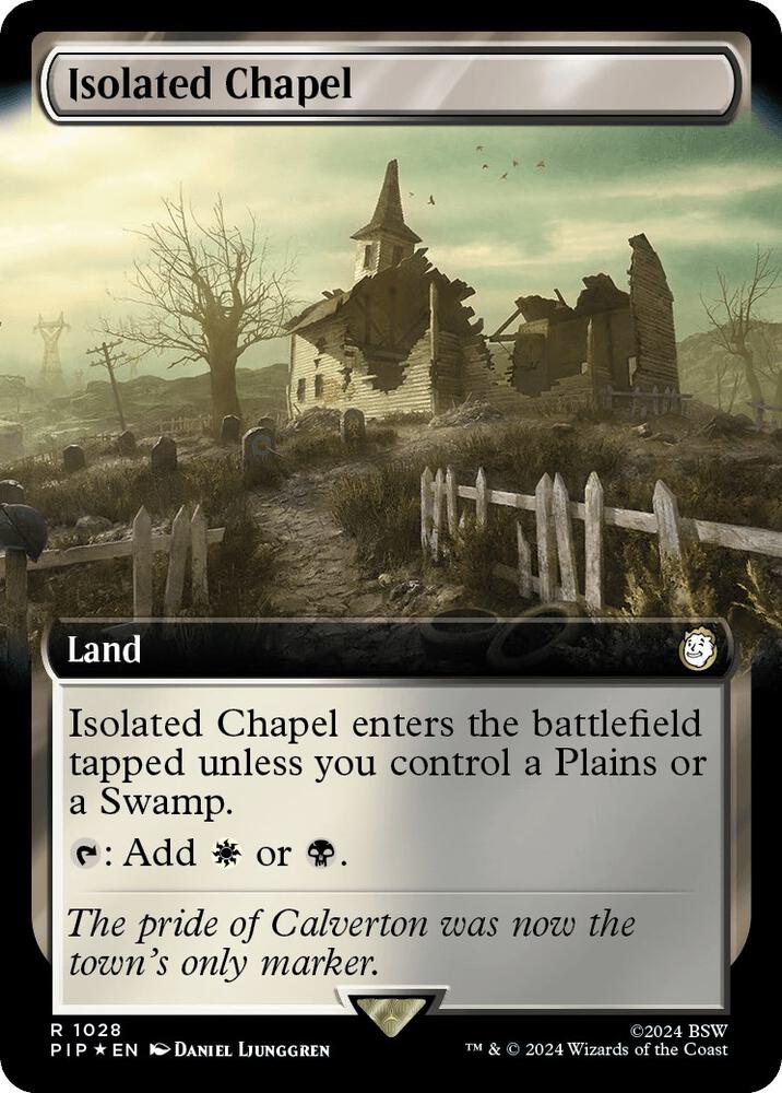 Isolated Chapel (Extended Art) (Surge Foil) [Universes Beyond: Fallout] 1028