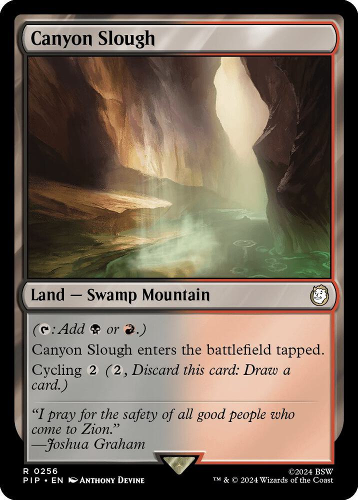 Canyon Slough [Universes Beyond: Fallout] 256