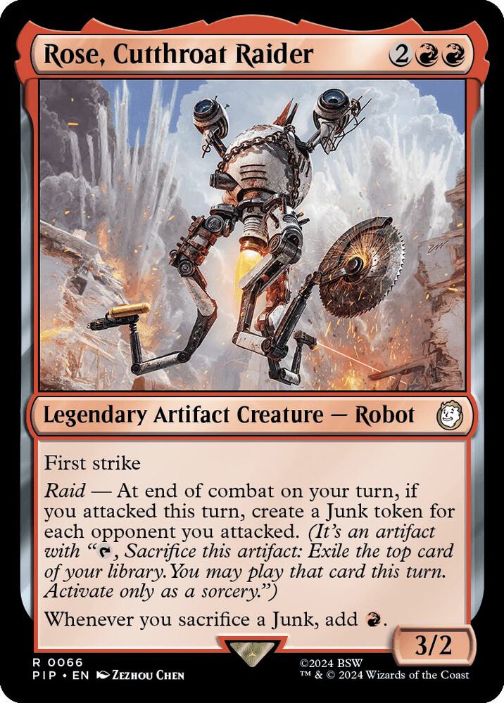 Rose, Cutthroat Raider [Universes Beyond: Fallout] 66