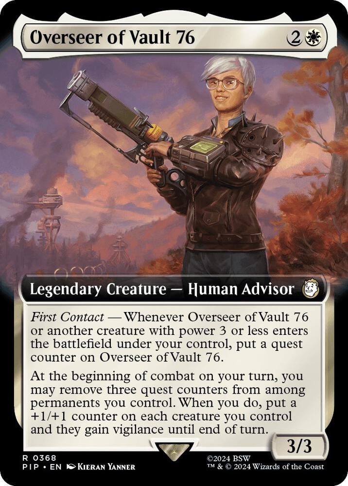 Overseer of Vault 76 (Extended Art) [Universes Beyond: Fallout] 368