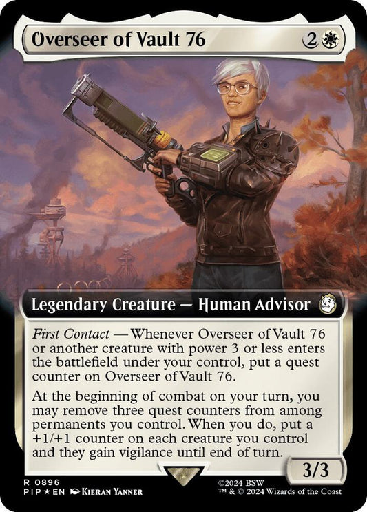 Overseer of Vault 76 (Extended Art) (Surge Foil) [Universes Beyond: Fallout] 896