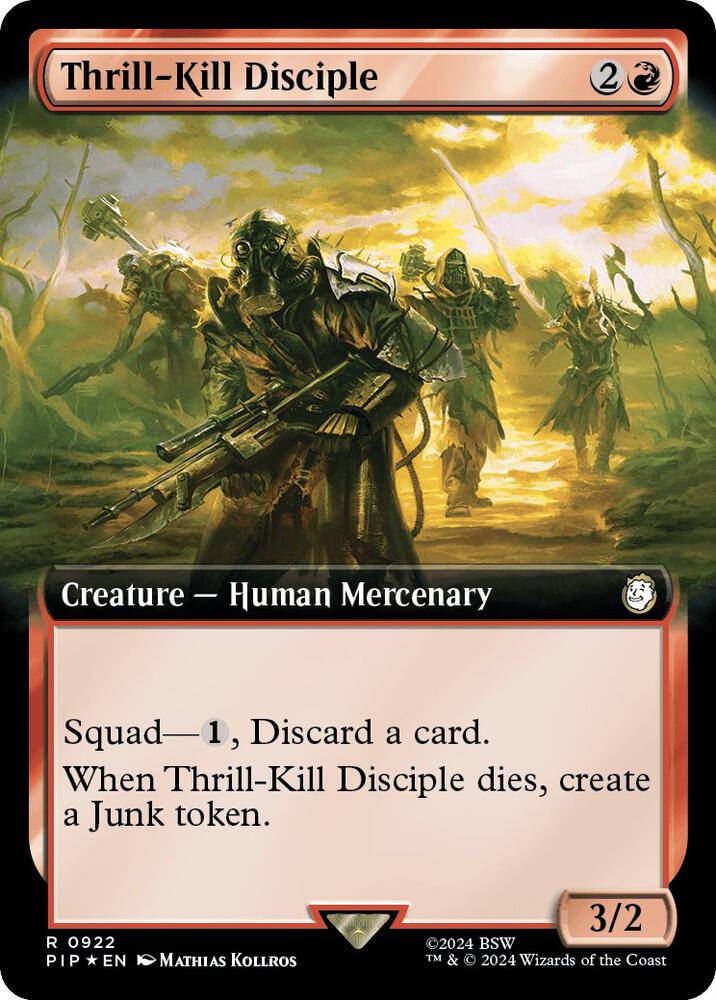 Thrill-Kill Disciple (Extended Art) (Surge Foil) [Universes Beyond: Fallout] 922