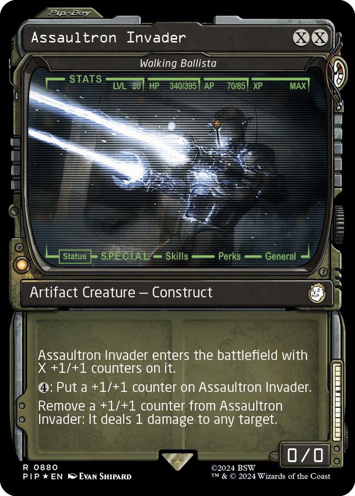 Assaultron Invader - Walking Ballista (Showcase) (Surge Foil) [Universes Beyond: Fallout] 880