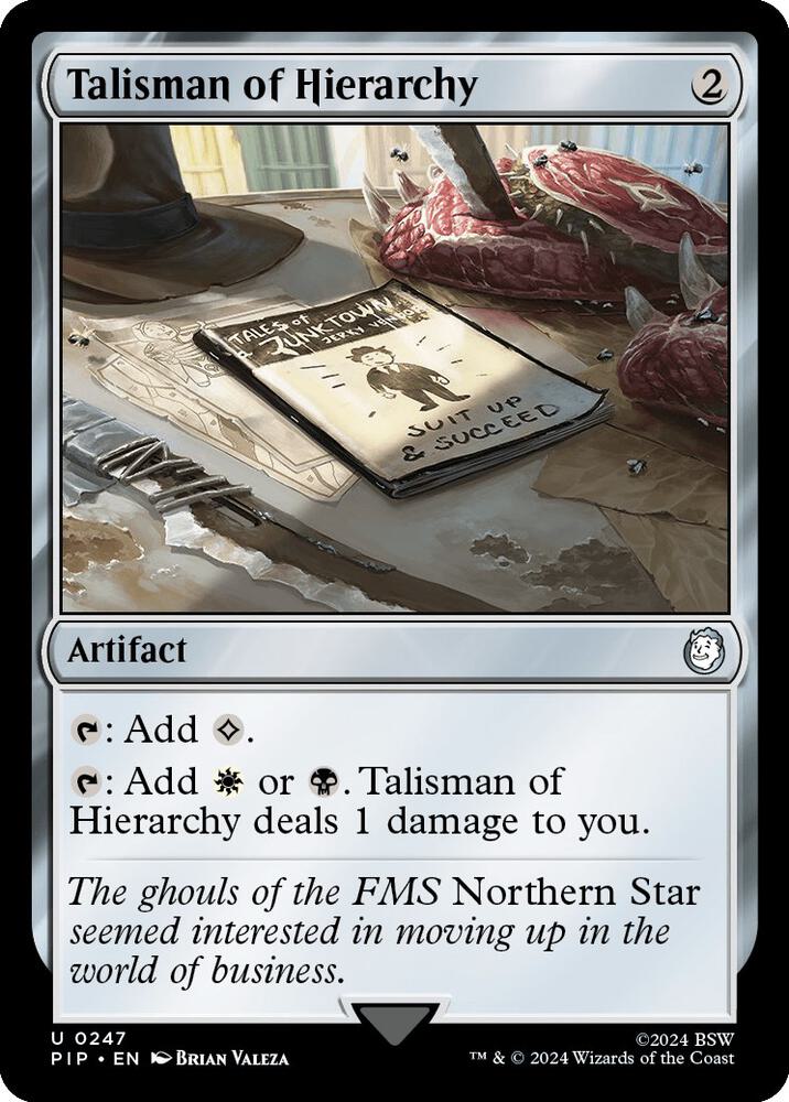 Talisman of Hierarchy [Universes Beyond: Fallout] 247