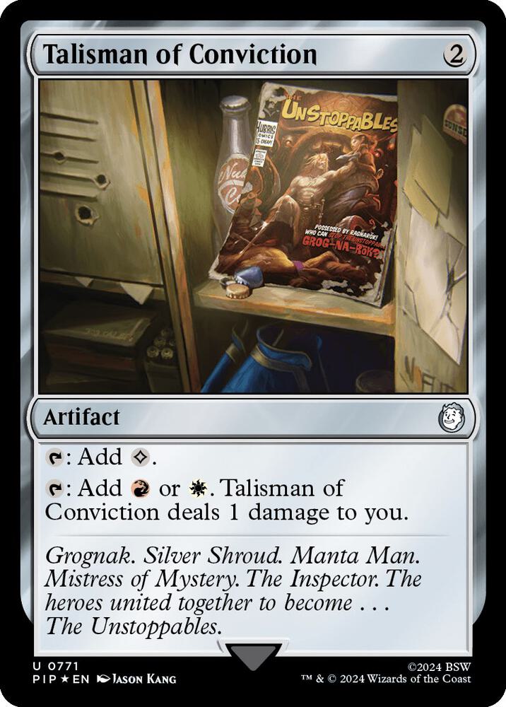 Talisman of Conviction (Surge Foil) [Universes Beyond: Fallout] 771
