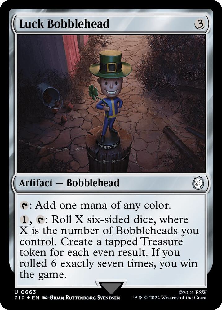 Luck Bobblehead (Surge Foil) [Universes Beyond: Fallout] 663