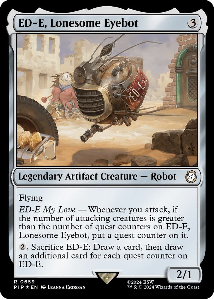 ED-E, Lonesome Eyebot (Surge Foil) [Universes Beyond: Fallout] 659