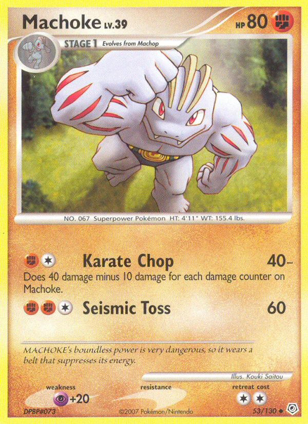 Machoke - 53/130 Diamond & Pearl