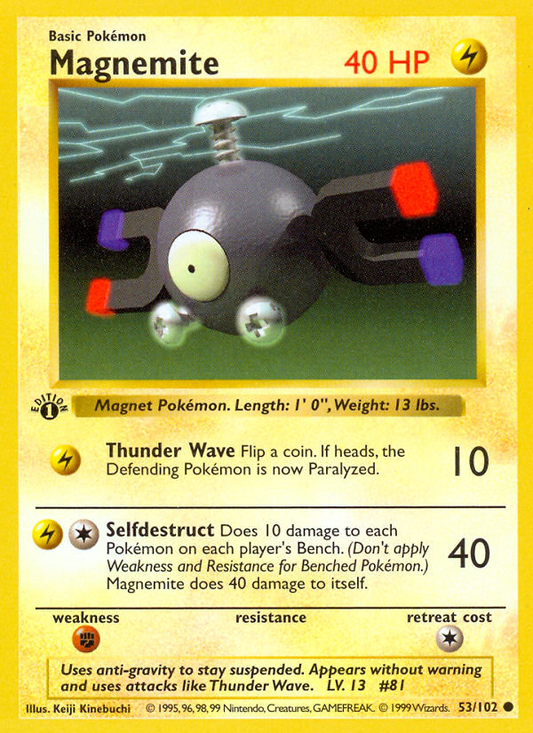 Magnemite - 53/102 Base