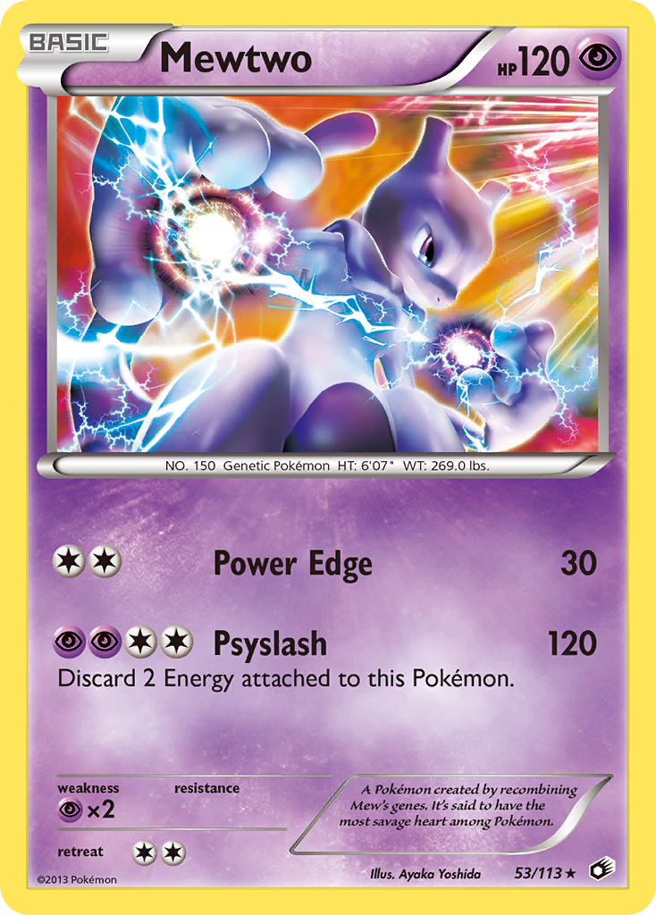 Mewtwo - 53/113 Legendary Treasures