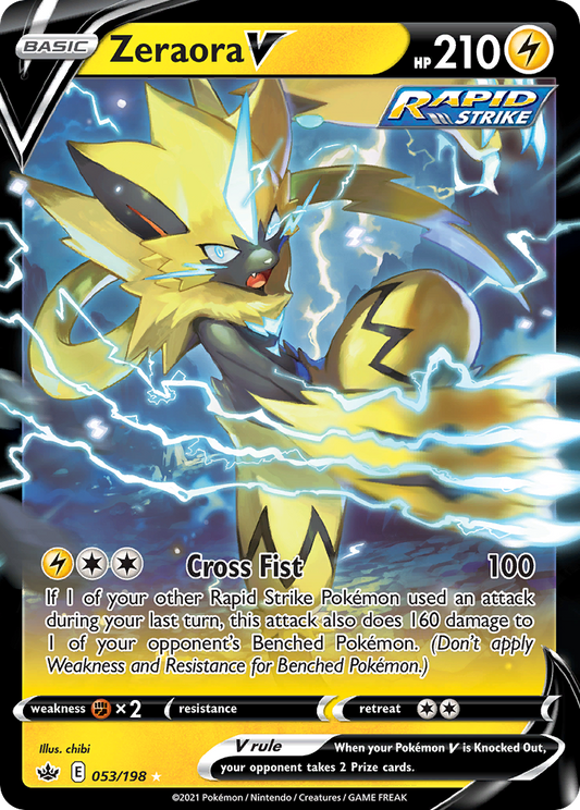 Zeraora V - 53/198 Chilling Reign